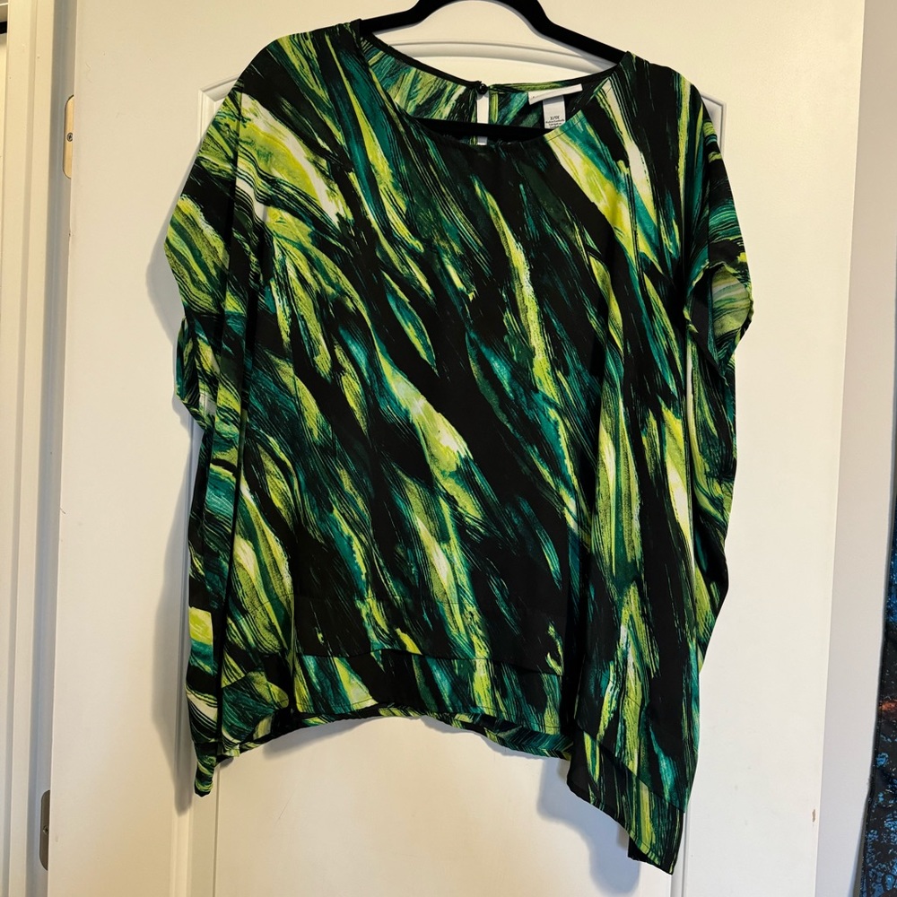 Ava & Viv green blouse